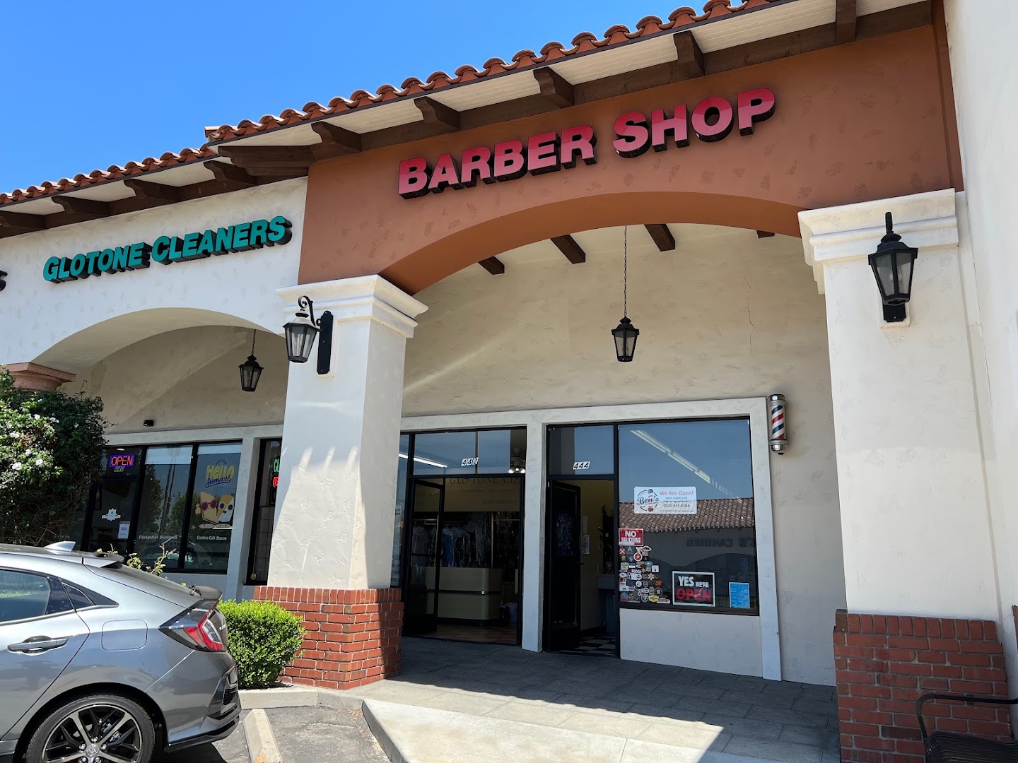 Exterior of Montrose Barber Shop on Ocean View Boulevard